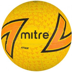 Mitre Attack Netball - Yellow/Orange/Black