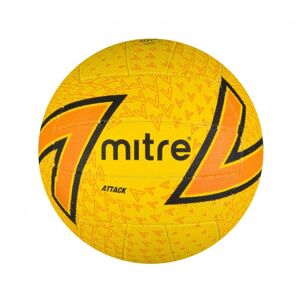 Mitre Attack Netball - Yellow/Orange/Black