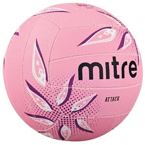 Mitre Attack Netball - Pink/Purple/White