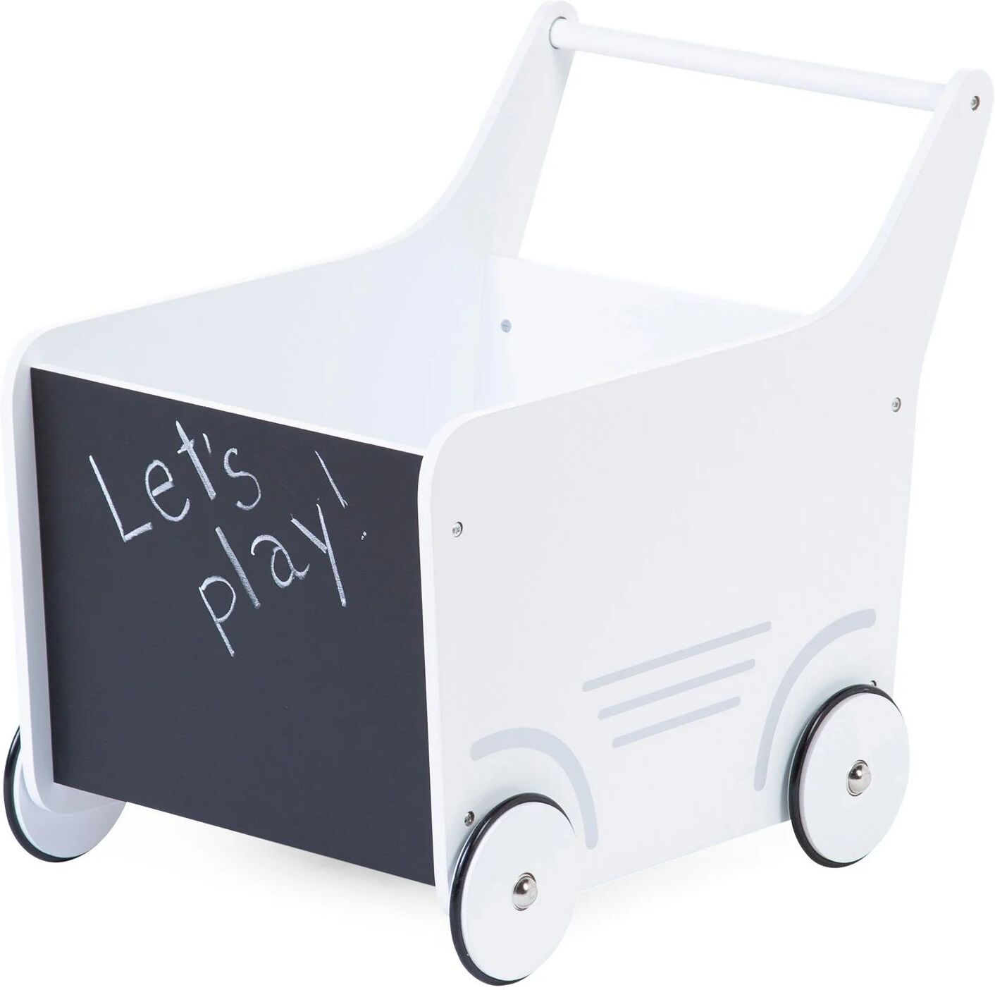 Childhome Wooden Toy Stroller - White