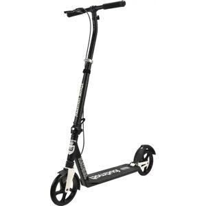 Longway Jaguar Adult Scooter (Matt Black)  - Black;White