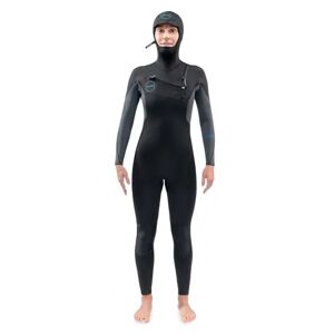 Dakine Wetsuits Dakine Quantum Hooded 5mm Chest Zip Womens Wetsuit (Black)  - Black - Size: 8