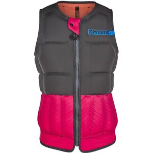 Mystic Diva Chest Zip Womens Impact Vest (Phantom Grey)  - Grey;Pink - Size: Extra Small