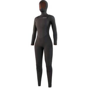 Mystic Gem Hooded 6/4/3mm Chest Zip Womens Wetsuit (Black)  - Black - Size: Extra Large