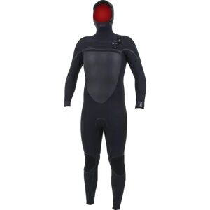 O'Neill Tech Hooded 6mm Chest Zip Winter Wetsuit (Black)  - Black - Size: Extra Large