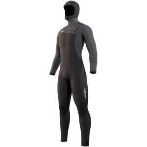 Mystic Voltt Hooded 6mm Chest Zip Wetsuit (Black)  - Black - Size: Extra Large