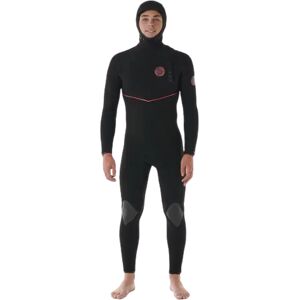 Rip Curl Fusion 5mm Hooded Zipless Wetsuit (Black)  - Black - Size: LS