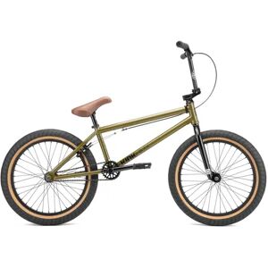 Kink Gap XL 20" BMX Freestyle Bike (Gloss Woodsmen Green)  - Green;Black;Brown - Size: 21"