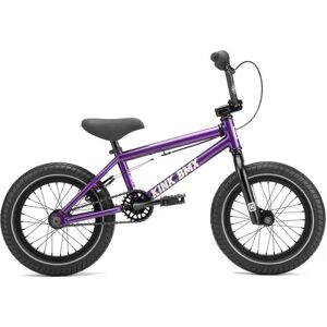 Kink Pump 14" BMX Bike For Kids (Gloss Digital Purple)  - Purple;Gold - Size: 14.5"