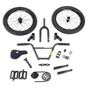 Stolen/Fiction Freecoaster V8 BMX Build Kit (Matte Black - Right hand drive)  - Black