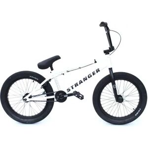Stranger Crux 20" BMX Freestyle Bike (Matt White)  - White - Size: 21"