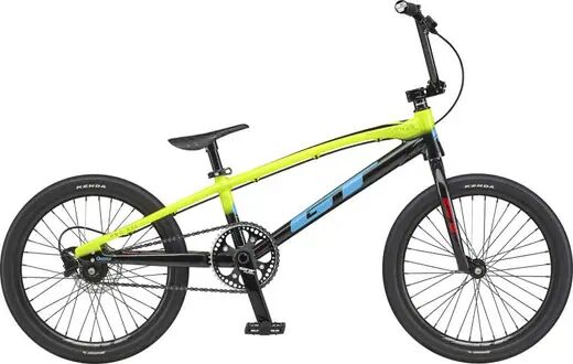 GT Speed Series Pro XXL 20" Race BMX Bike (Black Fade)  - Yellow;Black;Blue - Size: 21.75"