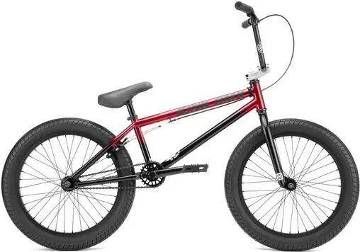 Kink Curb 20" BMX Freestyle Bike (Gloss Blood Orange)  - Black;Purple - Size: 20"