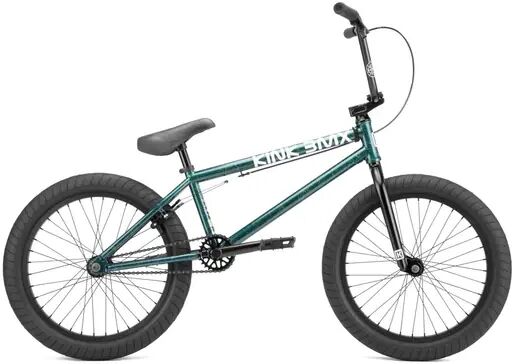 Kink Launch 20" BMX Freestyle Bike (Gloss Galaxy Green)  - Teal;White - Size: 20.25"