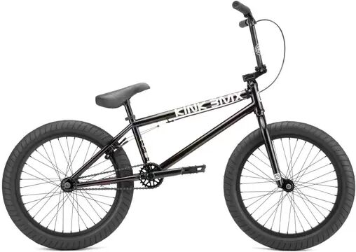 Kink Launch 20" BMX Freestyle Bike (Gloss Iridescent Black)  - Black;Green;Purple - Size: 20.25"