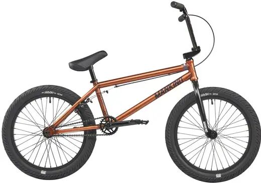 Mankind Sureshot 20" BMX Freestyle Bike (Semi Matte Trans Burnt Orange)  - Orange - Size: 21"