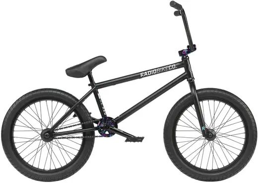 Radio Bike Co Radio Comrad 20" BMX Freestyle Bike (Matt Black)  - Black - Size: 21"