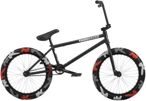 Radio Bike Co Radio Darko 20" BMX Freestyle Bike (Matt Black)  - Black - Size: 21"