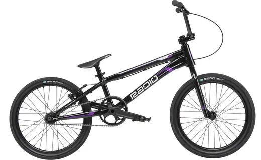 Radio Bike Co Radio Xenon Pro 20" Race BMX Bike (Black)  - Black;Purple - Size: 20.75"