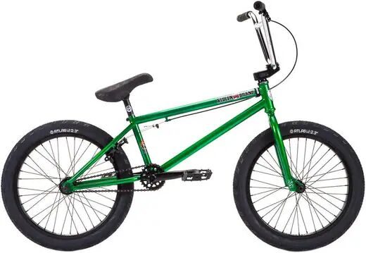 Stolen Heist 20'' BMX Freestyle Bike (Dark Green)  - Green - Size: 21"