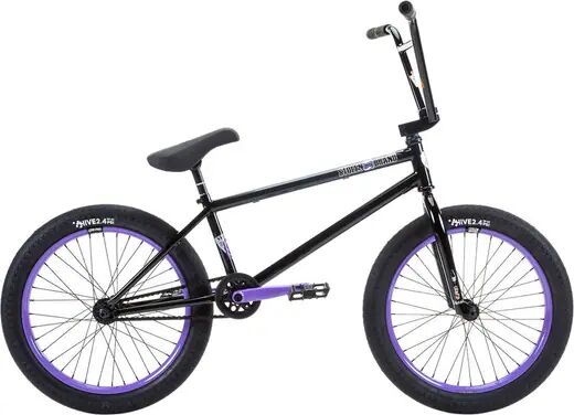 Stolen Sinner FC XLT 20'' BMX Freestyle Bike (Right hand drive)  - Black;Purple - Size: 21"