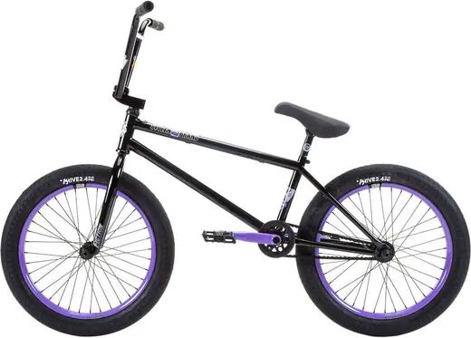 Stolen Sinner FC XLT 20'' BMX Freestyle Bike (Left hand drive)  - Black;Purple - Size: 21"