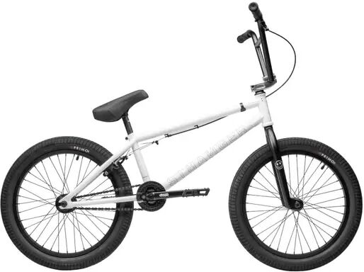 Stranger Level 20" BMX Freestyle Bike (Matt White Rsd)  - White - Size: 20.75"