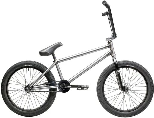 Stranger Level 20" BMX Freestyle Bike (Matt Raw Rsd)  - White - Size: 20.75"