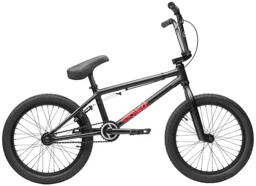 Stranger Mini Mac 18" BMX Bike For Kids (Matt Black)  - Black - Size: 18"