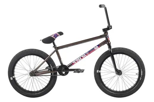 Subrosa Novus Simo 10 20" BMX Freestyle Bike (Gloss Trans Black)  - Black - Size: 21"