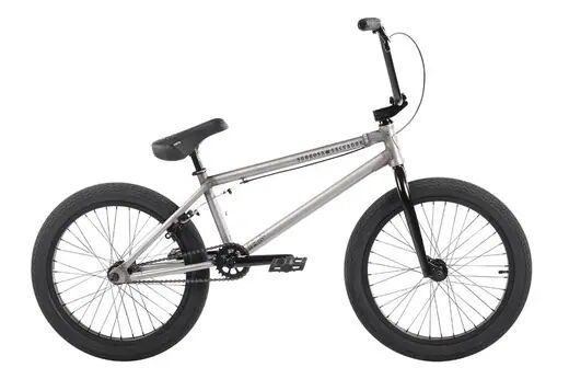 Subrosa Salvador 20" BMX Freestyle Bike (Matte Raw)  - Silver - Size: 21"