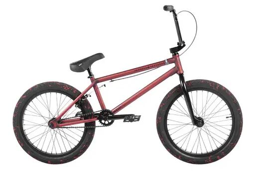 Subrosa Salvador 20" BMX Freestyle Bike (Matte Trans Red)  - Red - Size: 20.5"