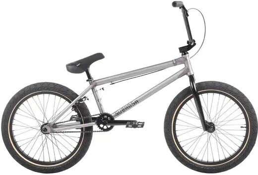 Subrosa Tiro 20" BMX Freestyle Bike (Matte Raw)  - Silver - Size: 21.3"
