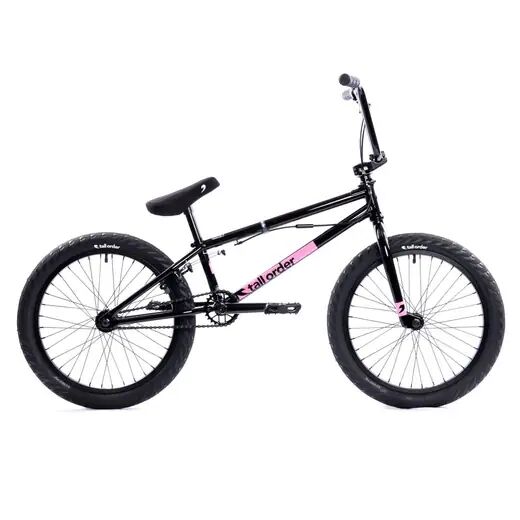 Tall Order Flair Park 20'' BMX Freestyle Bike (Black)  - Black;Pink - Size: 20.4"