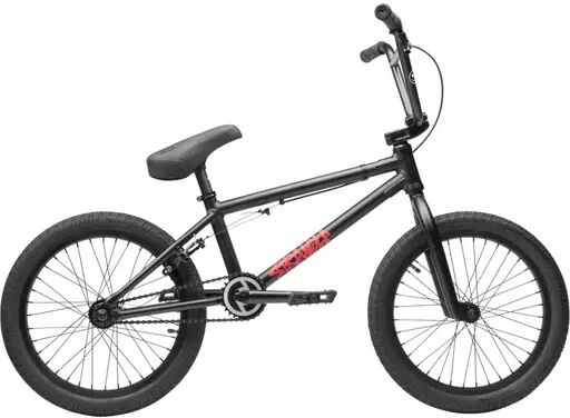 Stranger Mini Mac 18" BMX Bike For Kids (Matt Black)  - Black - Size: 18"