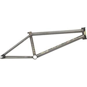 BSD Safari V2 Freestyle BMX Frame (Flat Raw)  - Grey - Size: 20.6