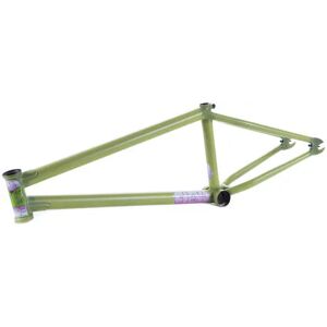 Fiend Morrow V4 Freestyle BMX Frame (Green Crack)  - Green - Size: 20.5