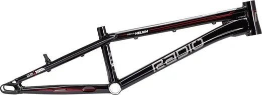 Radio Bike Co Radio Helium 20" Aluminum BMX Race Frame (Black/Red)  - Black;Red - Size: Extra Large