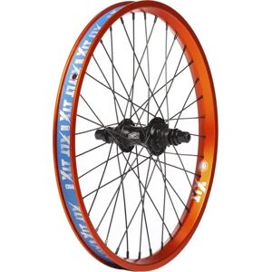 BSD XLT Street Pro BMX Cassette Rear Wheel (Black/Orange - Left)  - Black;Orange