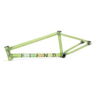 Fiend Raekes Freestyle BMX Frame (Trans Green)  - Green - Size: 20.6
