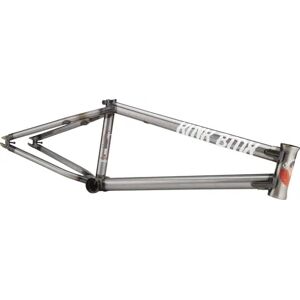 Kink Contender II Freestyle BMX Frame (Gloss Polished Raw)  - Silver - Size: 20.5