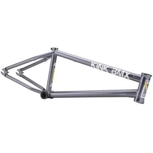 Kink Crosscut Freestyle BMX Frame (Matte Violet Grey)  - Grey - Size: 21.25