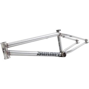 Sunday Bikes Sunday Park Ranger Freestyle BMX Frame (Matte Raw)  - Silver - Size: 21