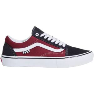 Vans Skate Old Skool Shoes (Asphalt/Pomegranate)  - Grey;Red - Size: 4 EU