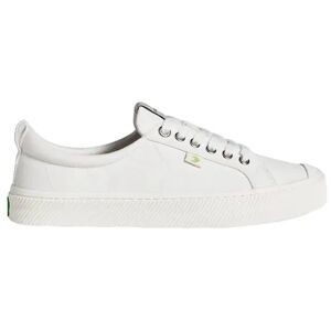 Cariuma OCA Low Womens Skate shoes (Off White Canvas)  - White - Size: 4 EU