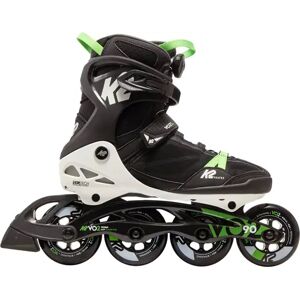 K2 VO2 90 BOA Inline Skates (Black)  - Black;Green - Size: 11 EU