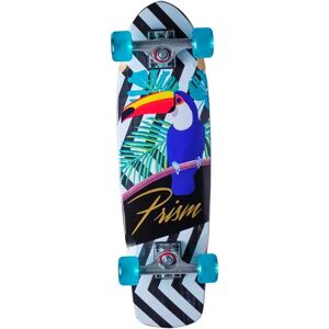 Prism Skipper Cruiser Skateboard (Fauna)  - Black;White;Teal