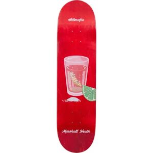 Sk8mafia Marshall Heath Hacked Skateboard Deck (Red)  - Red;Green;White - Size: 8"