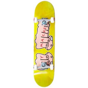 Toy Machine Fist Complete Skateboard (Yellow)  - Yellow;White - Size: 7.75"