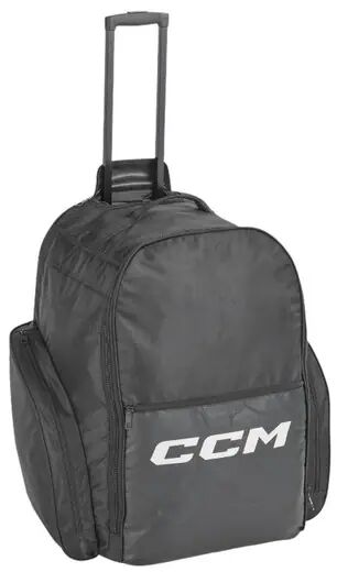 CCM 490 Hockey Player Wheeled Backpack (Black)  - Black - Size: 18"